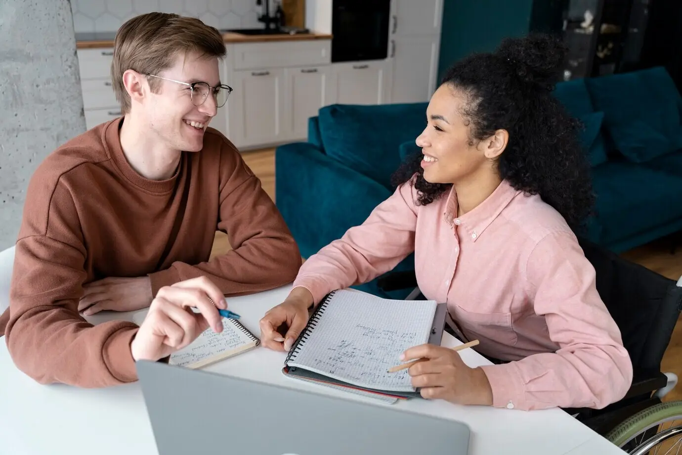 Friends enjoying themselves together